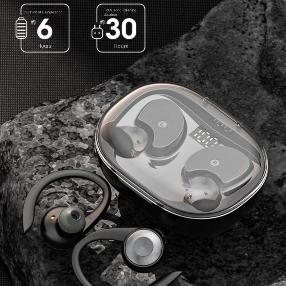 Новая обновленная версия Bluetooth-гарнитуры для бега с настоящим беспроводным шумоподавлением и полувкладышной спортивной гарнитурой