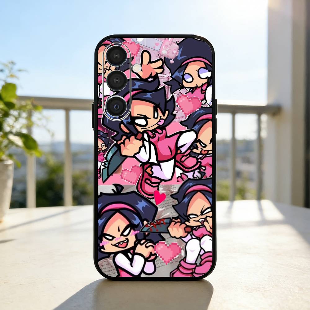 Game F-Friday Night F-Funkin Phone Case For Samsung A73,A21s,A22,A31,A32,A52,A53,A71,A80,Soft Black Shell