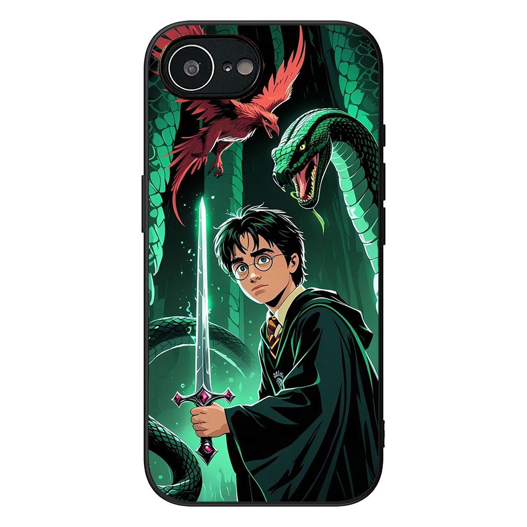 Poster Art Harries Wand Owl Potters Cover Phone Case for Apple iPhone 16 15 14 Plus 13 12 Mini 17 Pro Max + ProMax 16E Air