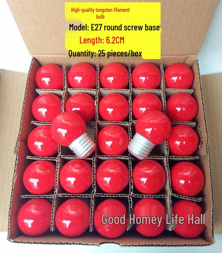 Buddha LED Bulbs: E12/E14 Small Red Grandparent Lamp, E27 Everlasting Lotus Niche Altar