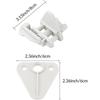 2 Sets of Pontoon Boat Gate Latch Replacement Safety Door Latches Kit Plastic