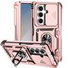 For Samsung Z Fold 7 Fold7 Case Car Magnetic Ring Stand Slide Camera Armor Shockproof Cover For Samsung Galaxy Z Fold 7 Funda