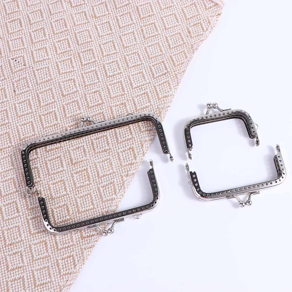 Metal Vintage Sewing DIY Craft Bags Parts Closure Clutch Purse Clasp Purse Frame Kiss Clasp