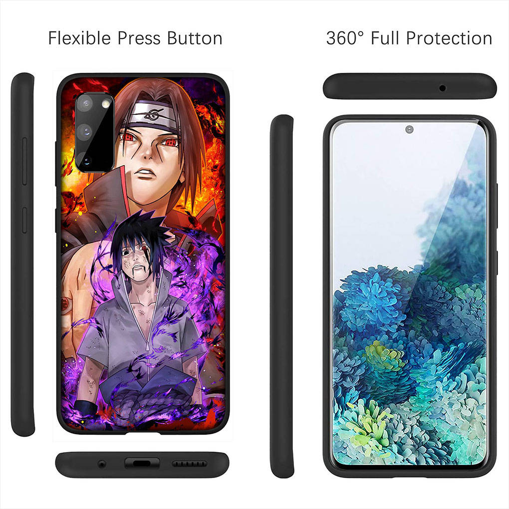 Для iPhone 16 15 Xiaomi Redmi Note 14 13 12 11 Pro Max 16e Samsung Galaxy S25 S24 S23 Moto OPPO Huawei Акацуки Наруто Итачи Учиха Саске чехол для телефона