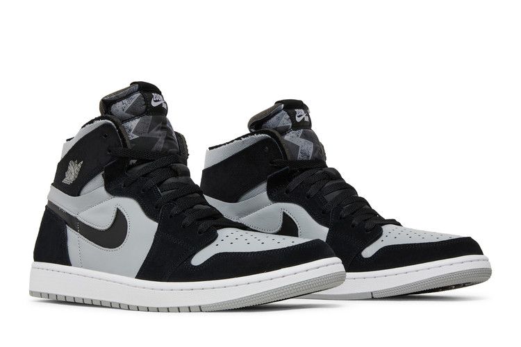Air Jordan 1 Zoom CMFT 'Черный Светло-Дымчато-Серый'