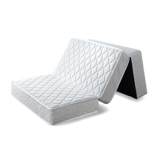 Tansugen RENEW Double Mattress, Extra Thick 20cm, Bonnell Coil, Tri-Fold, High Resilience, Firm, Foldable, 05190006(102874)