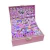 Cartoon Princess Hair Accessories Set Girls Clips Elastic Bands Gift Box Birthday Party Ages 3-10