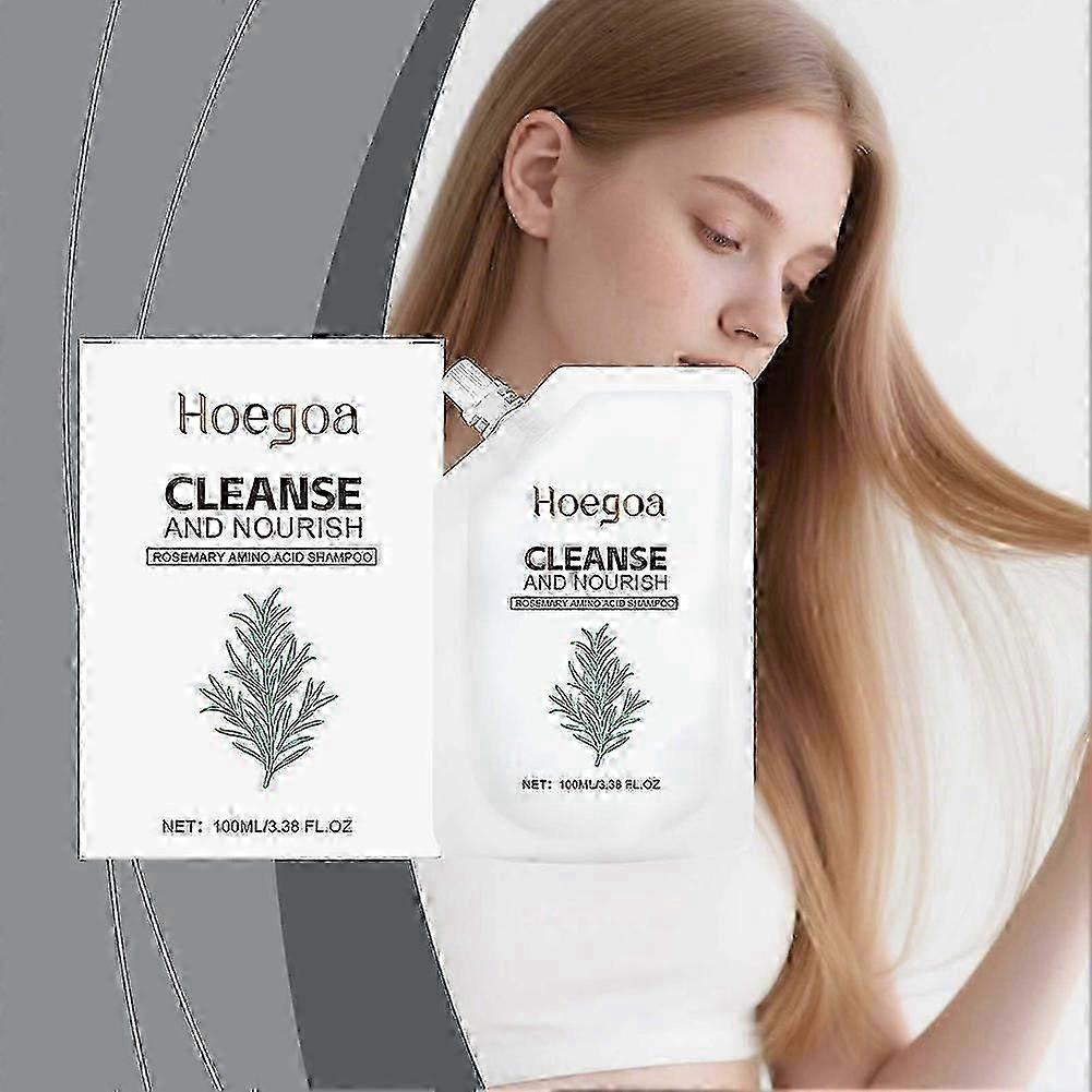 Cleanse Nourish Rosemary Amino Acid Shampoo, Hair Growth Loss Prevention Dandruff Control Oily Scalp, Luxurious Salon Hair Care