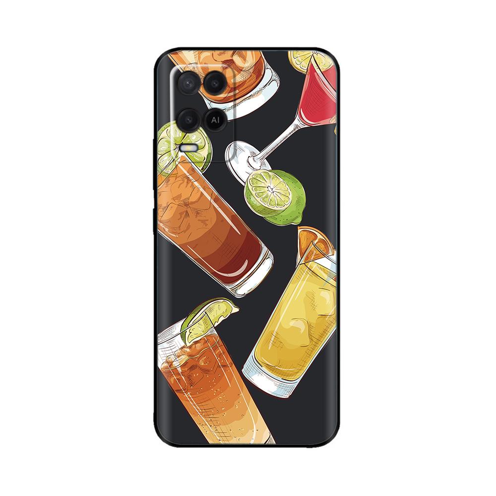 Для Oppo A54 A74 Чехол Мягкий Черный Силикон ТПУ Задняя Крышка Телефона для Oppo A54 4G CPH2239 A54 5G CPH2195 A74 4G 5G Чехол Крышка Coque