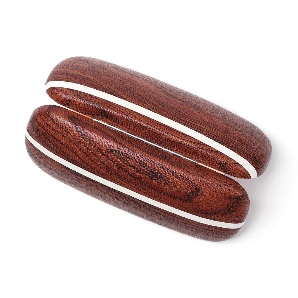 Модный портативный протектор для очков с текстурой дерева, коробка для очков, чехол для очков для чтения, держатель для очков