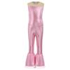 All-in-One Mermaid Halloween Outfit for Kids Girls: Playful Fish Scale Jumpsuit, Easy to Wear for Instant Transformation