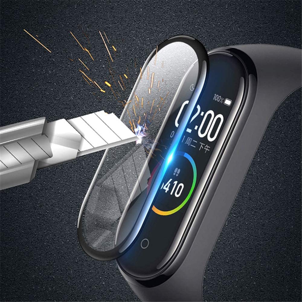 Стекло для Mi band 9 8 7 6 5 Защитная пленка на экран ремешка Аксессуары для умных часов Miband5 miband6 для Xiaomi Mi band 4 5 6 7 8 пленка