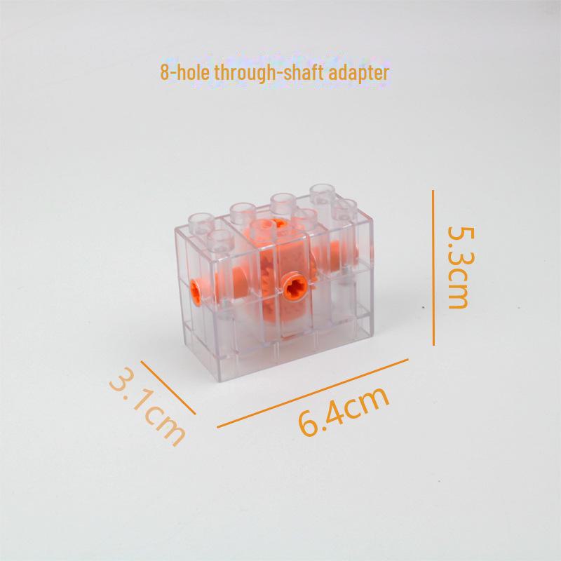 Совместимые строительные блоки из крупных частиц: Механические приводы и принадлежности для обучения робототехнике (9656 шт. оптом)