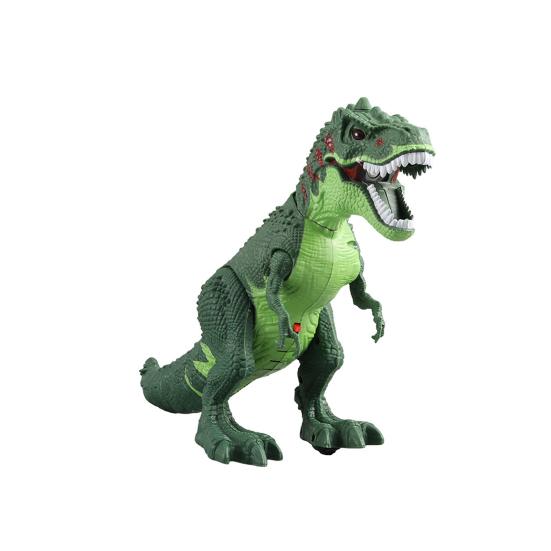 Электрическая модель динозавра, игрушка со световыми и звуковыми эффектами, питание от батареи, реалистичная фигурка динозавра, подвижное соединение и распыление, имитация динозавра
