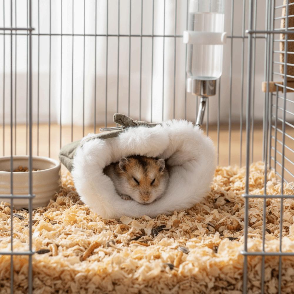Warm Hamster Sleeping Bag Comfortable Weasel Sleeping Bag Small Animal Bed Pet Cotton Nest Winter