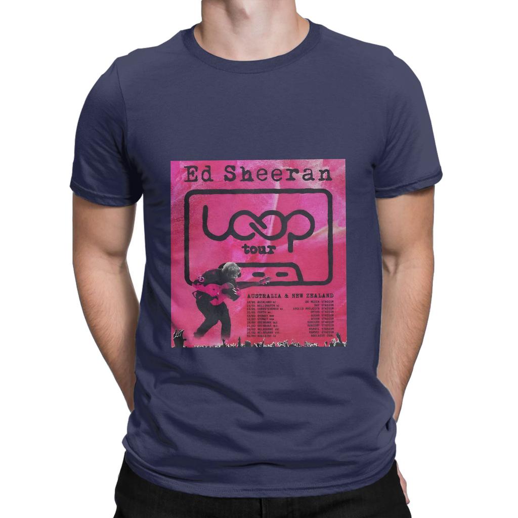 Ed Loop Tour Australia NZ 2026 Concert Funny Graphic 100 Cotton TShirt EEd Sheeran Tees Tops For Unisex