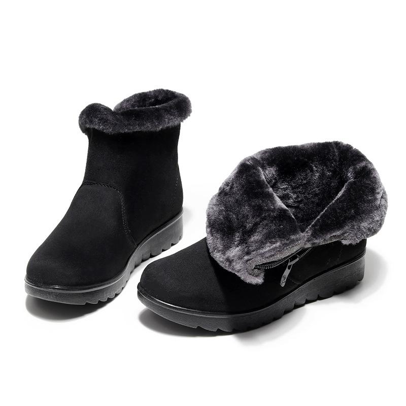 Winter New And Old Beijing Cloth Shoes Women 'S Warm Elderly Snow Boots Large Size Cotton Boots Middle -Aged And Elderly Cotton Shoes
