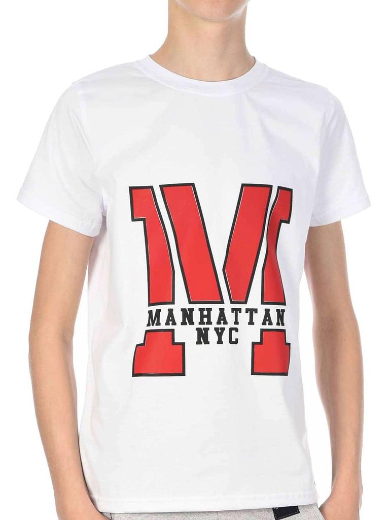 Футболка для мальчика с изображением Манхэттена