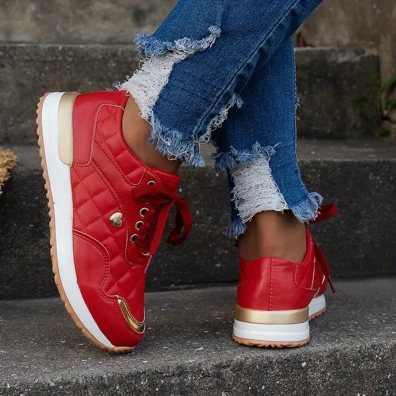 Мода Модные и Элегантные Клетчатые Кеды на Шнуровке Весна 2024 Новая Женская Спортивная и Повседневная Универсальная Обувь Большие Размеры 36-43