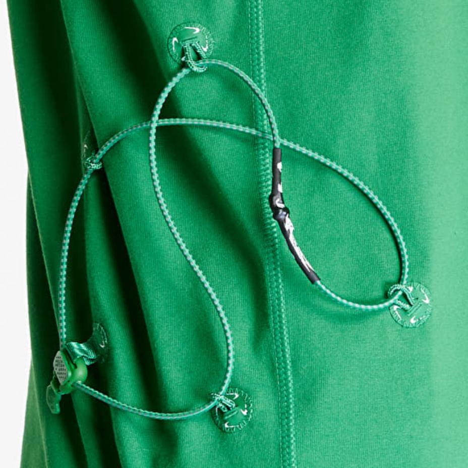 Nike Топ Off-White с короткими рукавами из коллекции X (Азия) Зеленые/белые топы унисекс Kelly DV4454-389