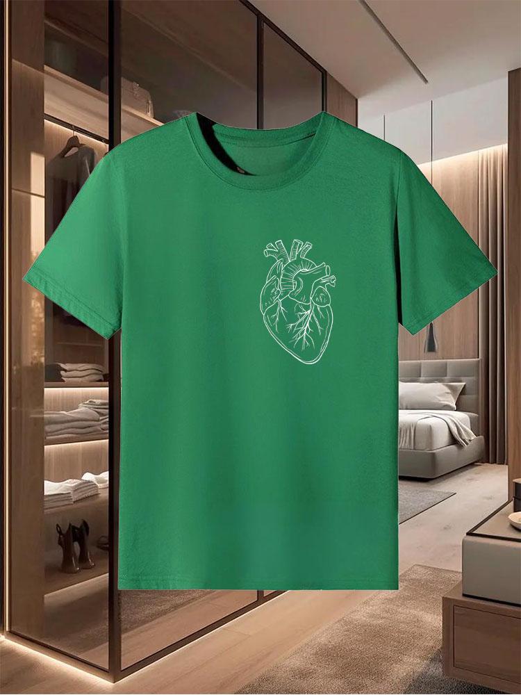 Летние мужские футболки из чистого хлопка с дизайном рукавов, предлагающие повседневный, универсальный и модный вид в качестве верхней одежды