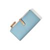 IELGY Women's Wallet Simple And Practical Small Fresh Solid Color Long