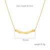LT-MS-641A High-End Korean-Style Fashion Pendant Necklace for Women Versatile Irregular Pleated Design Autumn Winter New Niche