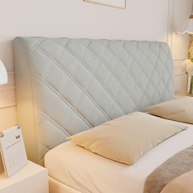 Покрывало на изголовье кровати размера full - Износостойкое и устойчивое к разрывам толстое стеганое покрывало для кровати, мягкая плюшевая ткань, машинная стирка - Стандартные типы кроватей