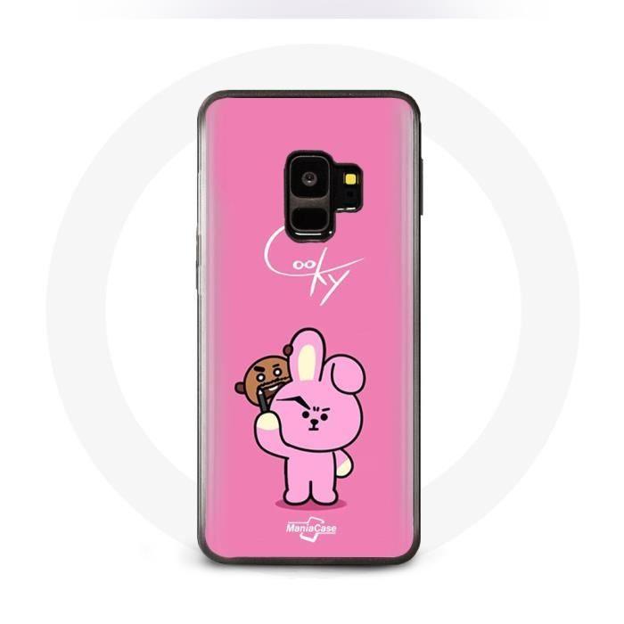 Case for Samsung Galaxy S9 Plus BTS Bangtan Sonyeondan BT21 Shooky Suga and Cooky Jungkook