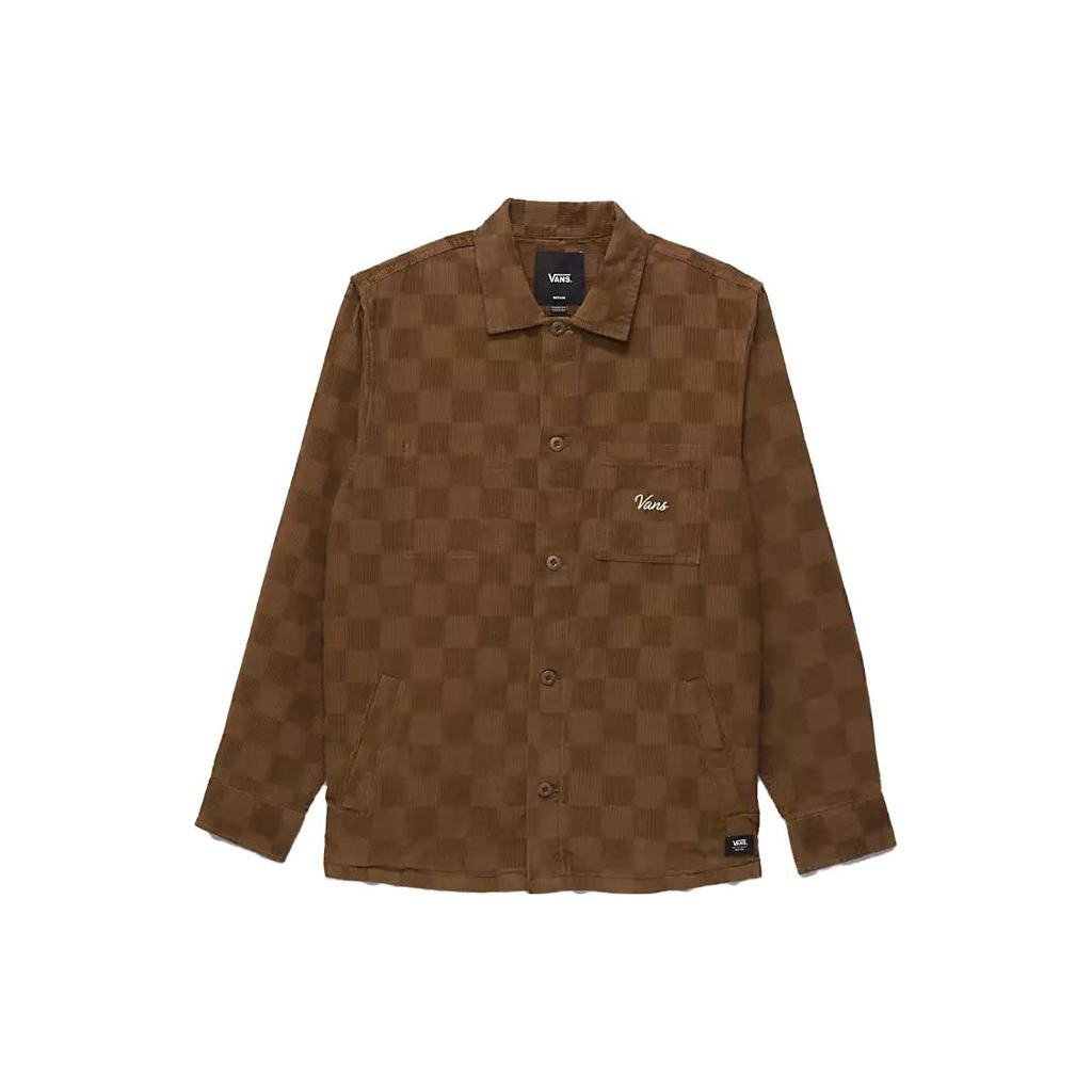 New Vans Woll Shirts Men's Brown VN0008GP0E0