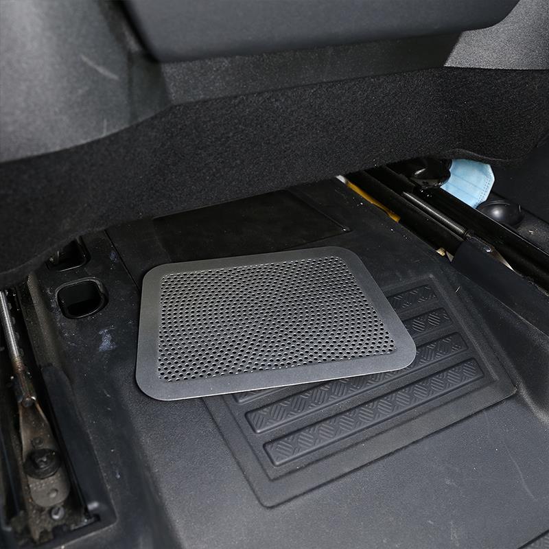 3 шт./компл., крышка из нержавеющей стали под сиденьем, вентиляционное отверстие, пылезащитная сетка, подходит для Land Rover Defender 90 110