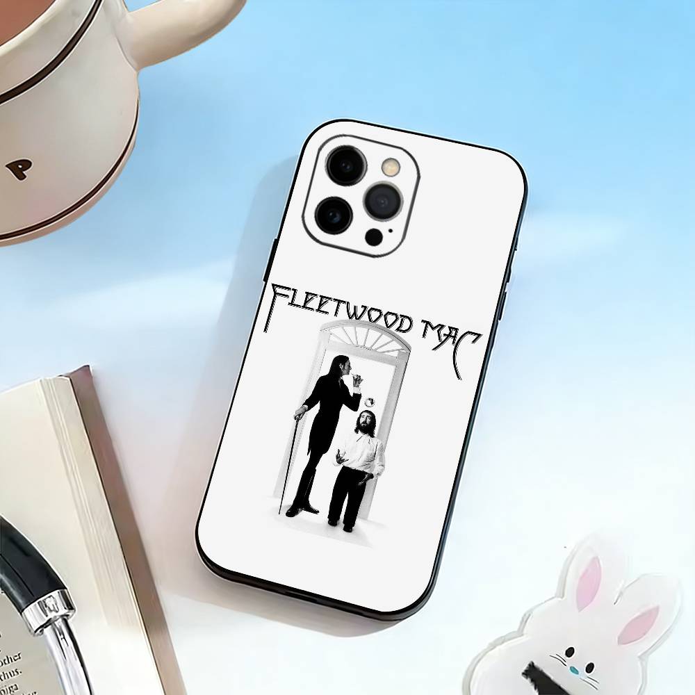 Группа F-Fleetwood M-Mac Чехол для телефона для iPhone 17, 16, 15, 14, 13, 12, 11 Plus, Pro Max, Другие Мягкий Черный Чехол