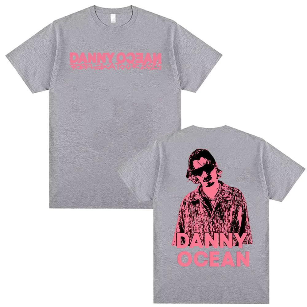2026 Rapper Danny Ocean Reflexa Tour Graphic T Shirts Mens Clothing Harajuku High Street Tshirts Male Cotton Tshirt