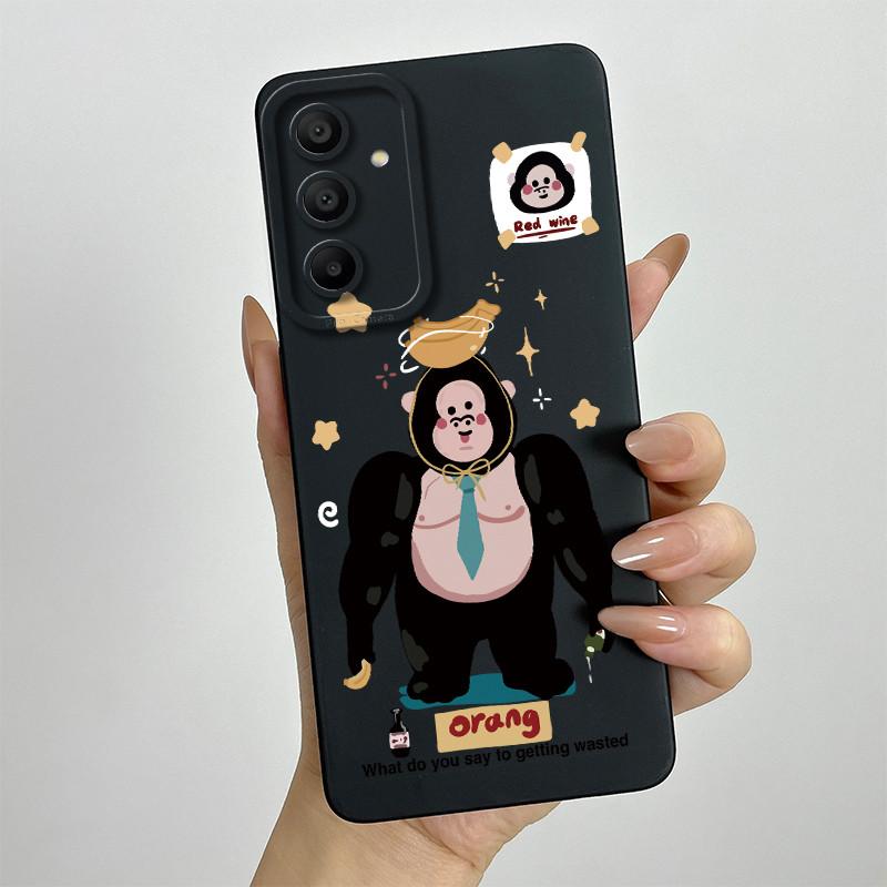 Sweet Soft Phone Case for Samsung Galaxy A15 A155 A156 4G 5G Fashion Cool Painted Cases Protection Back Cover Accessories Casing
