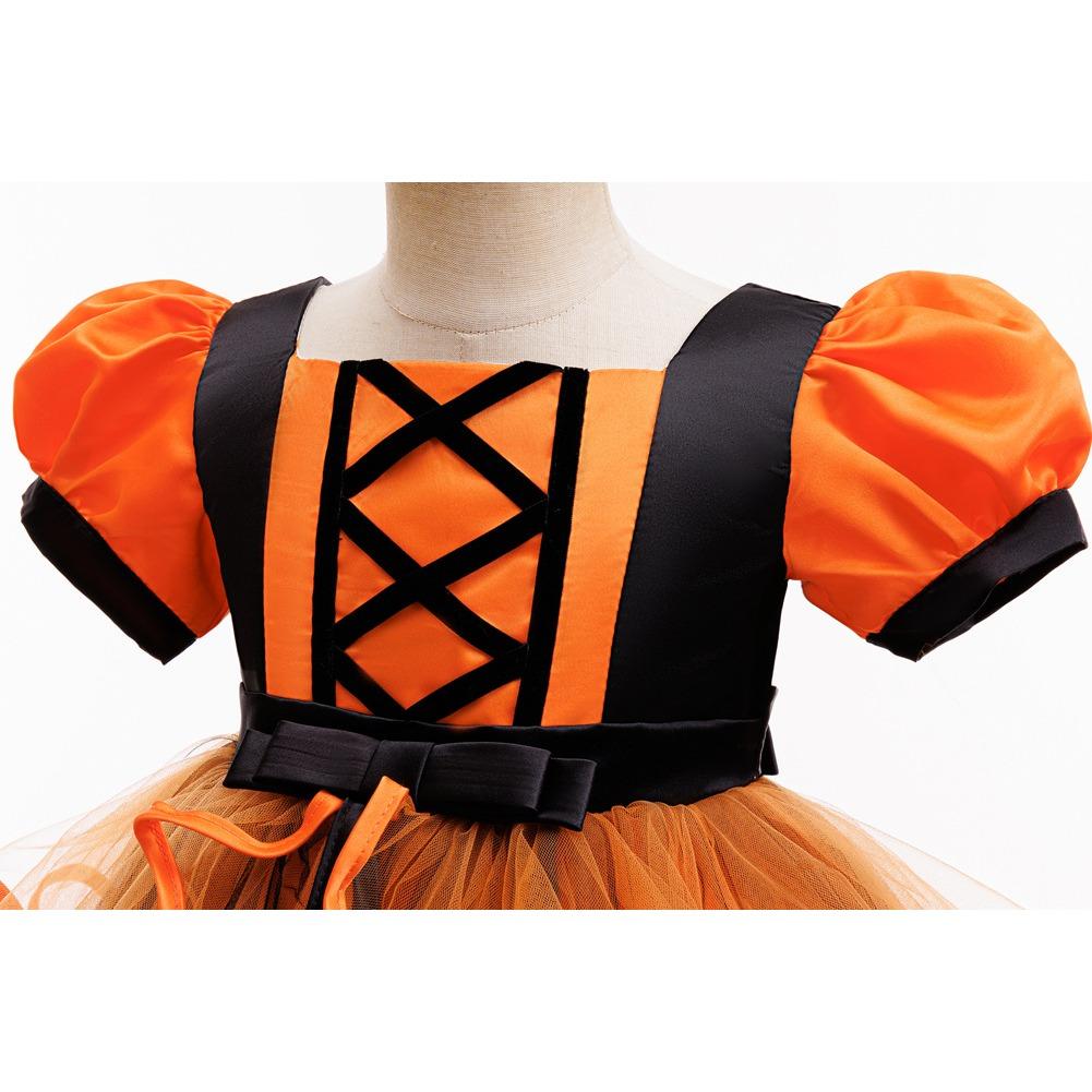 Детские платья Хэллоуин Помпон Платья принцессы для девочек Рождественские платья для выступлений Платья 636 Детские платья принцессы Сетчатые платья