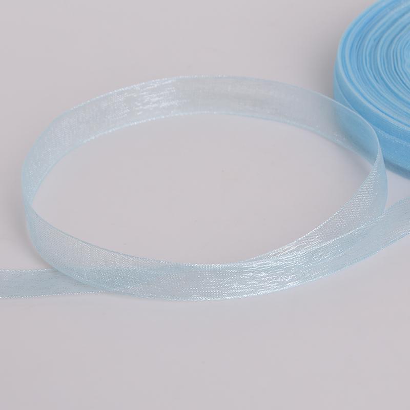 Лента из органзы прозрачная для DIY, 12 мм, 50 м