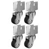 4Pcs 1.25inch Universals Swivels Casters Trolley Wheel Heavy Duty Furniture Wheel Castor for Furniture Workbenches