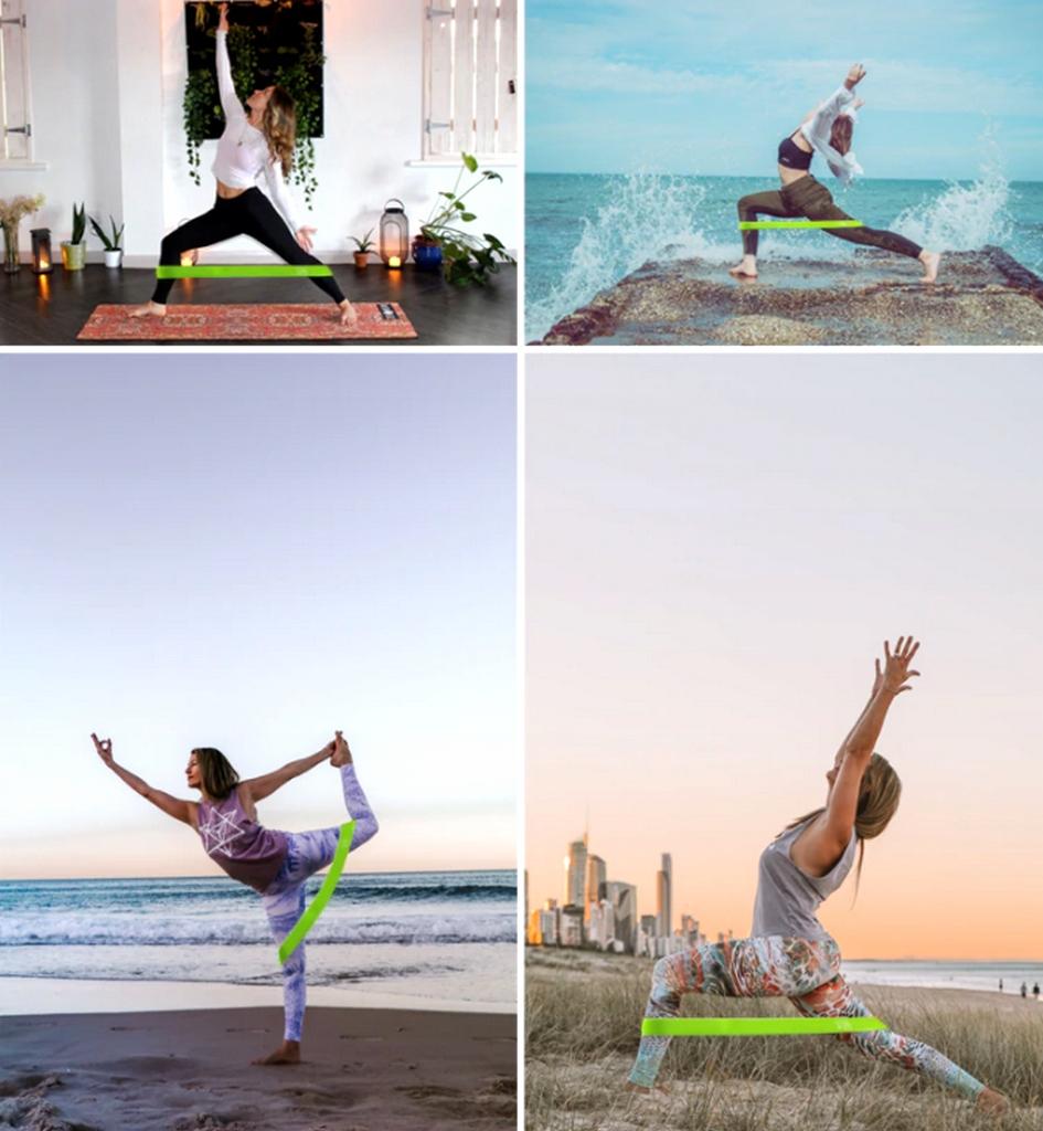 Resistance Bands Set of 4 Fitness Bands Power Band Training Bands