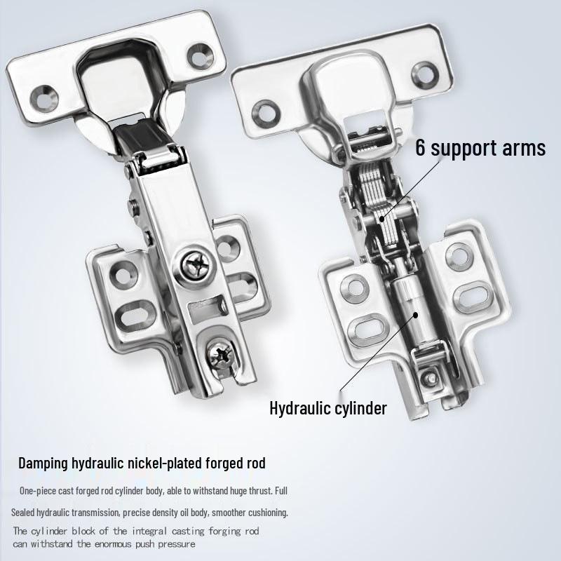 Гидравлическая петля для шкафа с доводчиком – амортизирующий буфер из холоднокатаной стали толщиной 0,8 мм