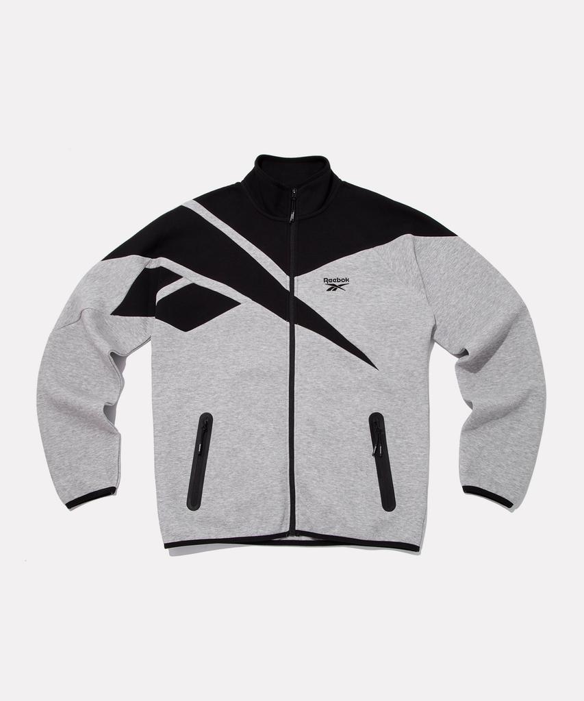 Reebok Толстовка на молнии Scuba Vector - Серая / 100239675