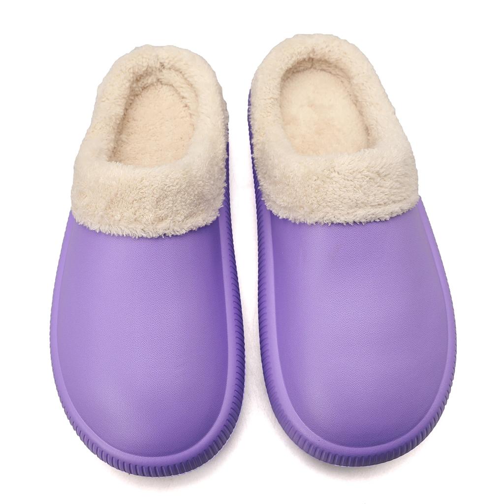 Fashion Winter Slippers Home Man Non-slip Men's Eva Slipper Fashion Warm Plush Lightweight Casual Couple's Cotton Shoe Explosive Style