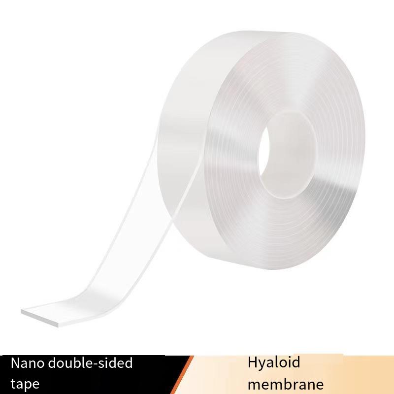 Прозрачная не оставляющая следов нанолента с высокой вязкостью, прочная, не оставляющая следов, клейкая лента без гвоздей для офиса, дома, автомобиля, нано-двусторонняя лента