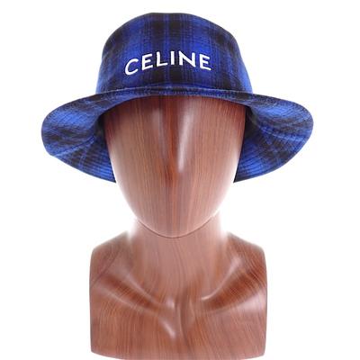 CELINE 2AUO4994R.07RK S шляпа синяя шерсть/хлопок мужская