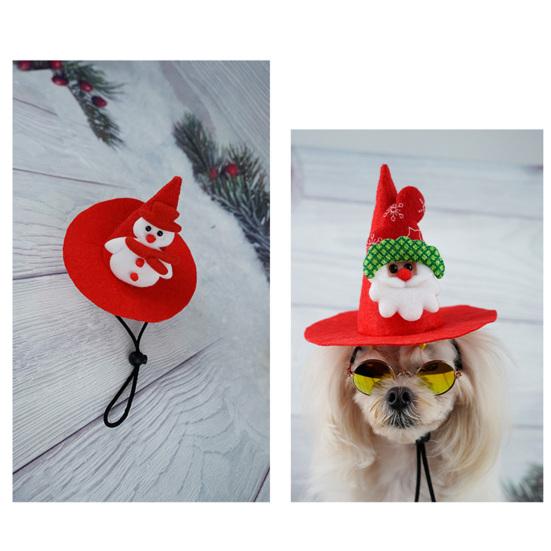 Шляпа для домашних животных, регулируемая декоративная привлекательная рождественская елка, стиль лося, собака, кошка, косплей, рождественская шапка, продукт для домашних животных