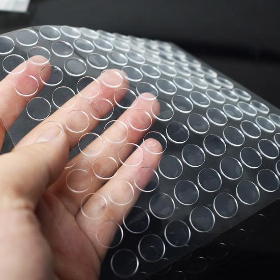 100 шт., прозрачные двусторонние липкие точки, высокая прозрачность, сильная вязкость, съемные, без следов, широко используемые клейкие точки «сделай сам», 100 шт.