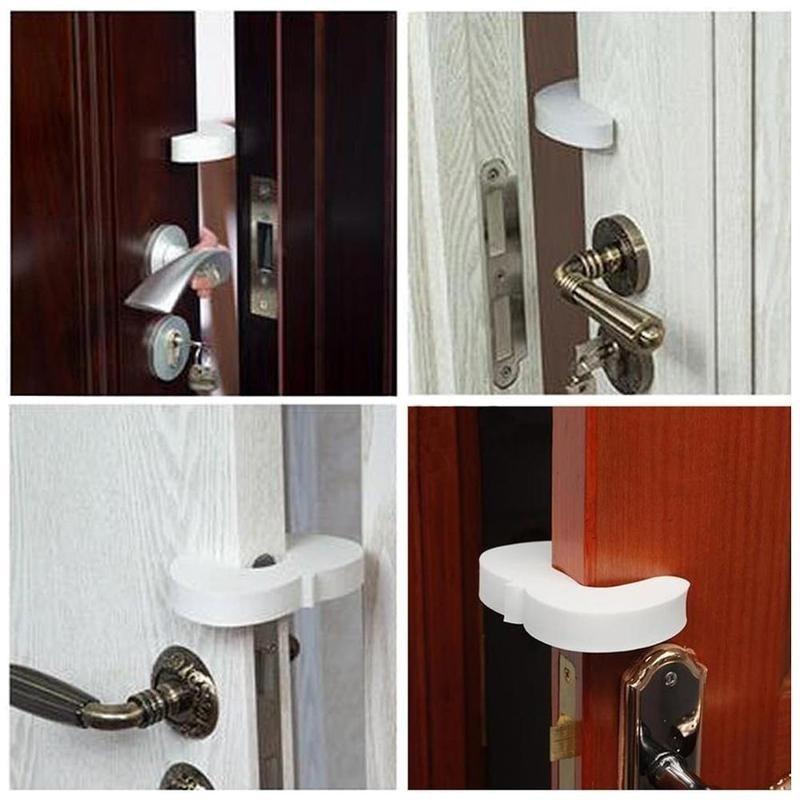 2pcs Door Stop Stopper Wedge Protection Finger Safety Home Decor for Baby Doorstop