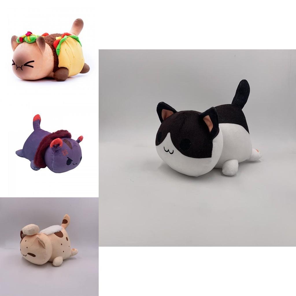 Очаровательная плюшевая игрушка Aphmau Skull Taco Pumpkin Bread Cat Meemeows для домашнего декора