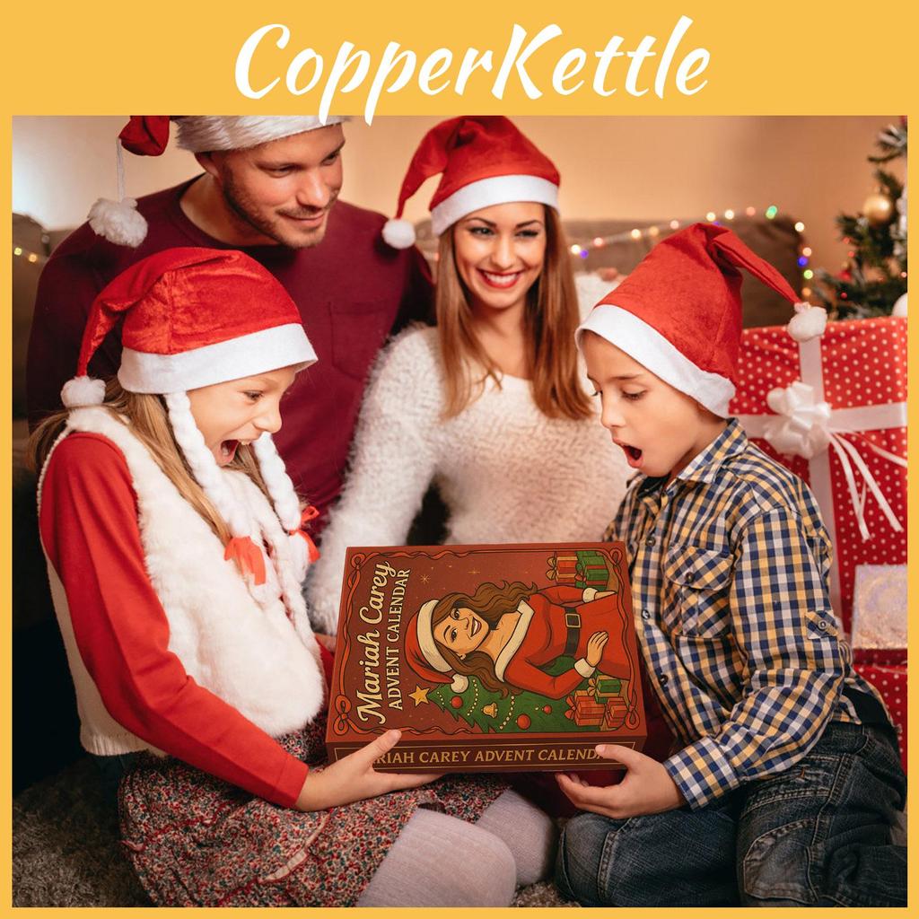 Mariah Carey Christmas 24day Advent Calendar With Acrylic Characters For Festive Celebrations