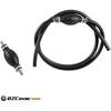 3/8" Fuel Line Assembly, 6FT Nylon Braided Marine Fuel Hose with Primer Bulb and Stainless Clamps, Universal Fuel Line Kit for Outboard Boat Motor,
