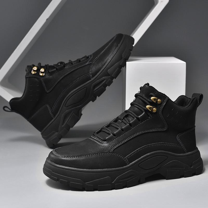 Мужская защитная обувь Рабочие кроссовки Рабочие защитные ботинки Зимняя обувь Мужская обувь Спортивная обувь Ботильоны Ботинки для мотокросса Массивные ретро